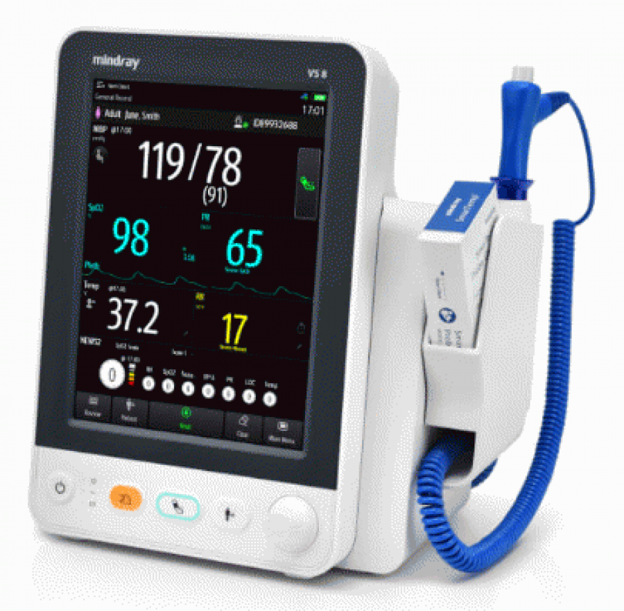 VS8 Vital Signs Blood Pressure Monitor with Masimo SpO2 (Optional  Thermometer): Medsource-SW: Supplier of Clinical-Grade Cardiopulmonary &  Heart Monitoring Devices for Healthcare Professionals
