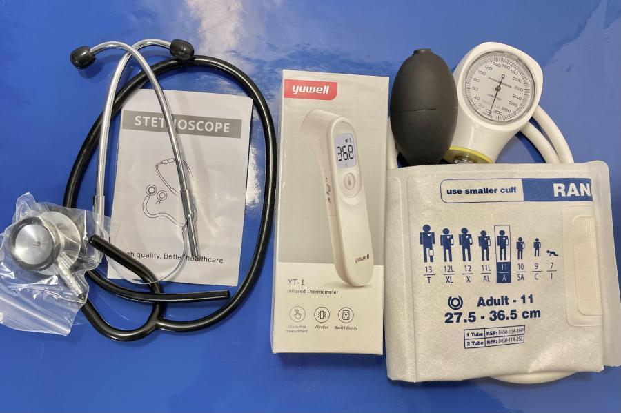 Home Sphyg BP Kit with Infrared Temperature